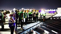 Pengerjaan proyek pembangunan Bendung Karet KKB telah dilakukan sejak November 2017 lalu dengan nilai kontrak Rp 147,24 miliar. Istimewa/Kementerian PUPR.