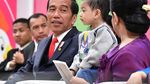 Tingkah Gemas Jan Ethes Temani Jokowi di Opening Asian Para Games