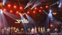Lanjut Bang Haji! Foto: Rhoma Irama di Synchronize Fest 2018 / Hanif Hawari