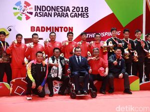 Bulutangkis Beregu Putra Usai Raih Emas: Terimakasih Dukungannya
