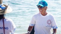 Christine Lagarde menyatakan bahwa kegiatan ini merupakan salah satu kontribusi menyediakan biota laut yang akan mendukung dan membuat kehidupan di laut menjadi lebih baik. Istimewa/Bank Indonesia.