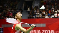Deva Anromusthi bertanding di partai ketiga melawan Mohammad Faris Ahmad Azri.