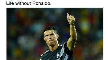 Real Madrid baru saja menela kekalahan 0-1 atas Alaves, membuat El Real tanpa kemenangan seraya tak kuasa bikin gol di empat laga terakhir. Inilah salah satu momen kehidupan Madrid selepas ditinggal Ronaldo. (Foto: Internet/Twitter)