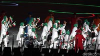 Terdapat 42 negara, yang menjadi peserta Asian Para Games 2018 melakukan salam sapa.