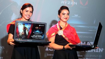 Laptop ini hadir dengan prosesor AMD Ryzen 7 generasi kedua dan Radeon RX Vega untuk kinerja yang diklaim menjadi notebook gaming pertama dengan performa setara PC.
