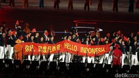 Defile kontingen China.
