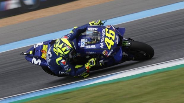 Valentino Rossi bisa jadi pebalap kelima tertua yang sukses meraih podium pertama di MotoGP 2018.