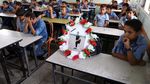 Potret Bocah Palestina yang Tewas Dibunuh Israel Hadir di Ruang Kelas