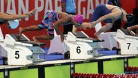 Dalam penyisihan di Stadion Akuatik, Senayan, pada Minggu (7/10/2018) pagi, Syuci memastikan tempat di final para-swimming.