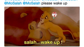 Tolong bangun Mo Salah. Foto: istimewa
