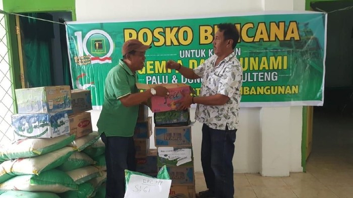 PPP Gerakkan Seluruh Kader di Sulteng untuk Distribusikan Bantuan