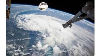 Ternyata sekarang sudah sampai luar angkasa. Foto: Istimewa