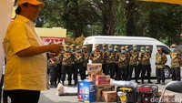 Airlangga mengatakan, alokasi dari APBN 2019 ini dibutuhkan setelah melihat secara langsung dampak gempa 7,4 magnitudo di Palu. 