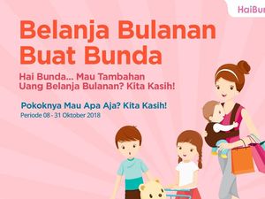 Berbagi Cerita Dapat Uang Belanja Gratis, Mau, Bun?