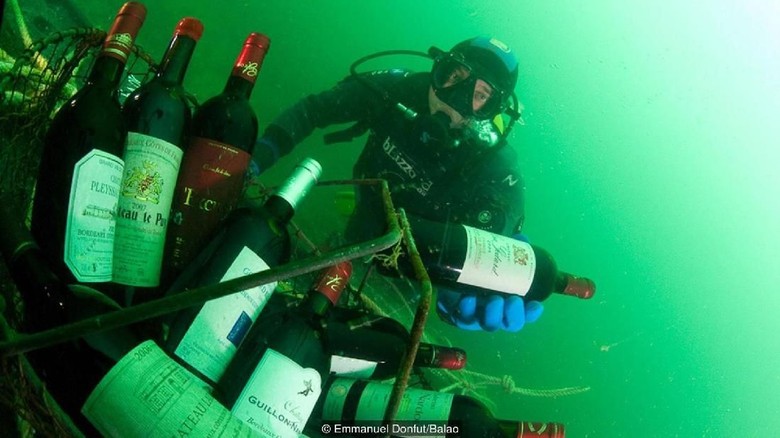 Foto: Wine di dalam laut di Prancis (Emmanuel Donfut/Balao/BBC Travel) Foto: Wine di dalam laut di Prancis (Emmanuel Donfut/Balao/BBC Travel)