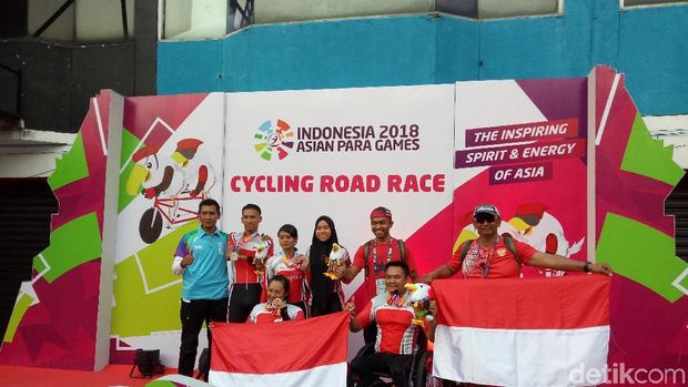 Balap Sepeda Sumbang Satu Medali Perak dan Empat Perunggu