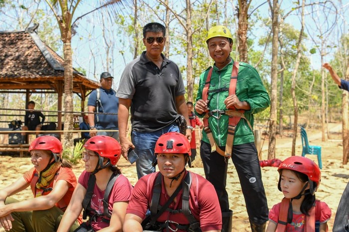 Rommy Bertualang di Gua Jomblang, Harap Wisata Alam Tetap Lestari