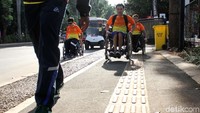 Jalur khusus tersebut untuk memberikan kenyamanan kepada para suporter Asian Para Games 2018. 