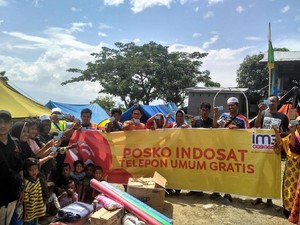 90% BTS Indosat di Palu dan Donggala Sudah Pulih