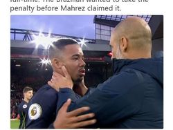 Deretan Meme Kocak Mahrez Gagal Penalti