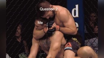 Gaya petantang-petenteng dari McGregor langsung sirna begitu melawan Khabib. Foto: Istimewa