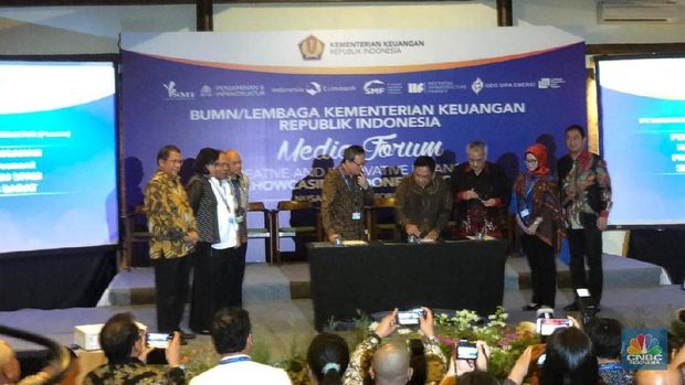 Rama-ramai Teken Perjanjian Proyek Infrastruktur di Bali