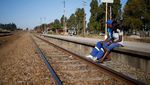 Foto: Suramnya Stasiun Kereta Api di Zimbabwe