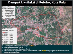 Wilayah Likuifaksi Sulteng Direkomendasikan untuk Ditimbun Tanah