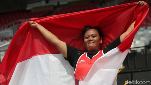 Suparniyati, atlet tolak peluru F20 tunagrahita