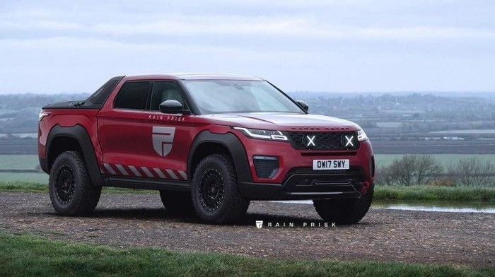 Ini Tampang Mobil Miliaran Range Rover Disulap Jadi Pikap