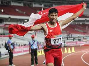 Sapto Yogo Purnomo Persembahkan Emas Kelima untuk Indonesia