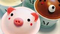Cupcake berbentuk binatang lucu bisa didapat di The Menagerie yang berlokasi di Jung-gu, Seoul. Bentuk serta warnanya terlihat sangat menggemaskan, kan? Foto: Istimewa