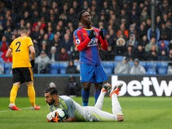 Rui Patricio jadi kiper terbaik pekan ini setelah melakukan sejumlah penyelamatan saat menghadapi Crystal Palace. Wolverhampton pun menang 1-0. (John Sibley/Reuters)