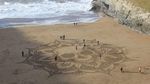 Foto Keren Pantai yang Jadi Kanvas Lukisan