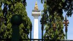Potret Hari Tanpa Bayangan di Monas