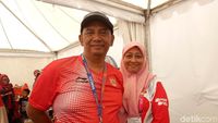 Kesabaran Mantan Sprinter Nasional dan Istri Dampingi Atlet Disabilitas