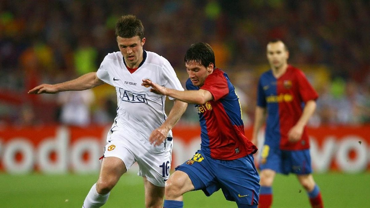 Manchester United bertemu dengan Barcelona di perempatfinal Liga Champions. (Foto: Alex Livesey/Getty Images)