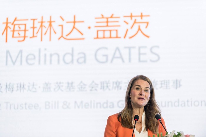 Aksi dermawan melinda gates