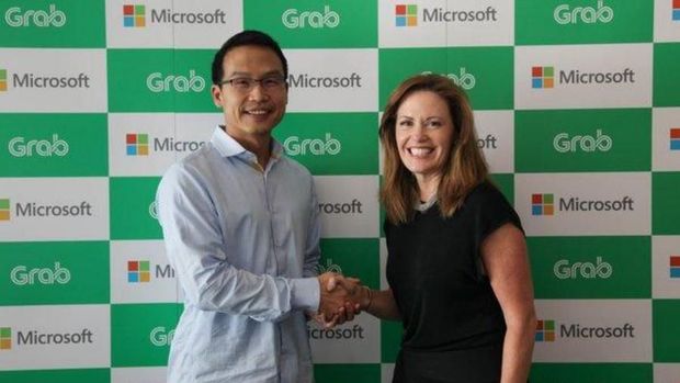 Ini Wujud Kolaborasi Grab dan Microsoft