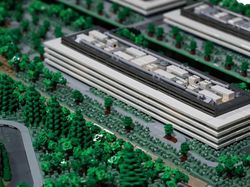 Keren! Replika Markas Utama Apple Terbuat dari Lego