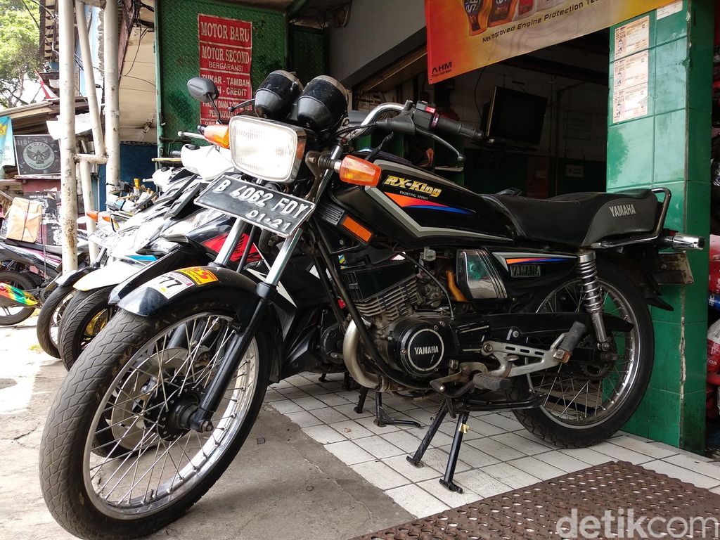 Yamaha RX-King di diler motor bekas, Pelangi Motor, di kawasan Jatinegara, Jakarta Timur, saat ditemui detikOto.