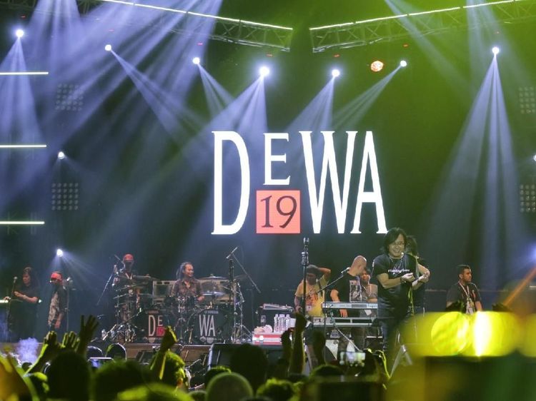 Lihat Lagi Aksi Reuni Dewa 19 Akhir Pekan Lalu