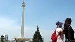 Potret Hari Tanpa Bayangan di Monas
