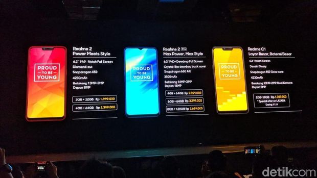 Wow! Realme Lepas Ponsel Notch di Bawah Rp 1,5 Juta