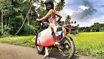 Foto: Aksi Peselancar Cantik Penakluk Ombak Tertinggi Sedunia