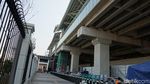 Penampakan Proyek LRT Velodrome-Kelapa Gading