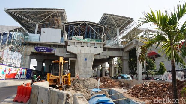 Menengok Kondisi Terkini Proyek LRT Velodrome-Kelapa Gading?