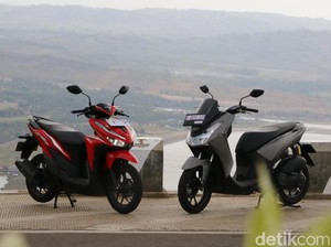 Handling Honda Vario 125 ISS vs Yamaha Lexi 125 S, Siapa Unggul?