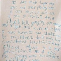 Seorang gadis delapan tahun mengejutkan dunia karena puisinya yang viral ketika diunggah di Twitter. Tidak diketahui siapa sosok di baliknya, anak itu dinamakan Gen Z Sylvia Plath oleh netizen. Ia menulis puisi kecil dengan nuansa feminis. Foto: Twitter