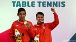 Jacob-Akbar Sumbang Emas untuk Indonesia dari Cabor Tenis Meja